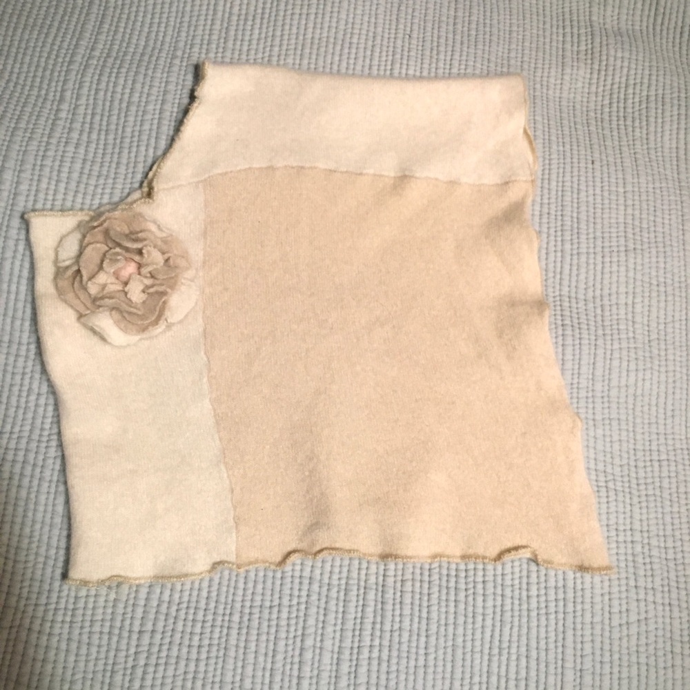 Creamy Soft Cashmere Baby Poncho